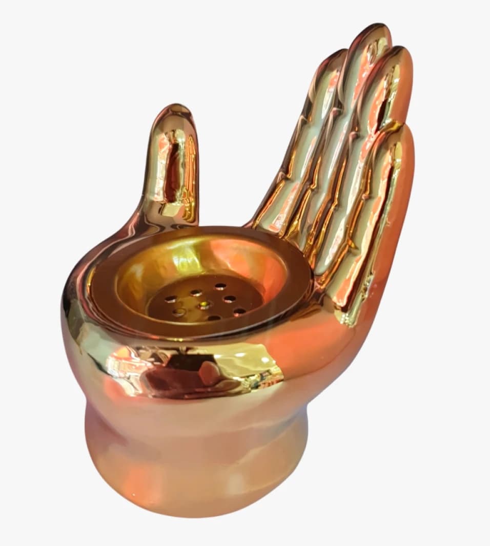 Luxury Gold-Plated Hand-Shaped Candle Holder for Elegant Interior Decor Enthusiasts Looking for Stylish Design