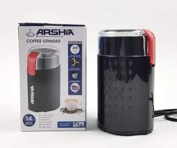 Arshia Coffee & Spice Grinder, 50g Capacity