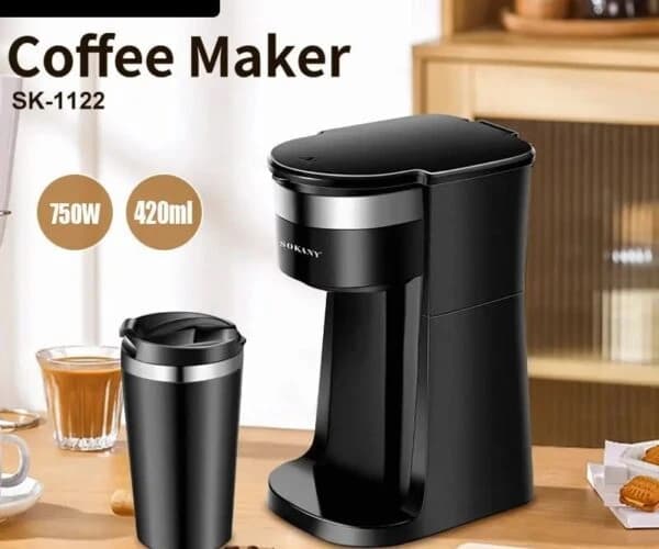 American Coffee Maker with Thermal Mug