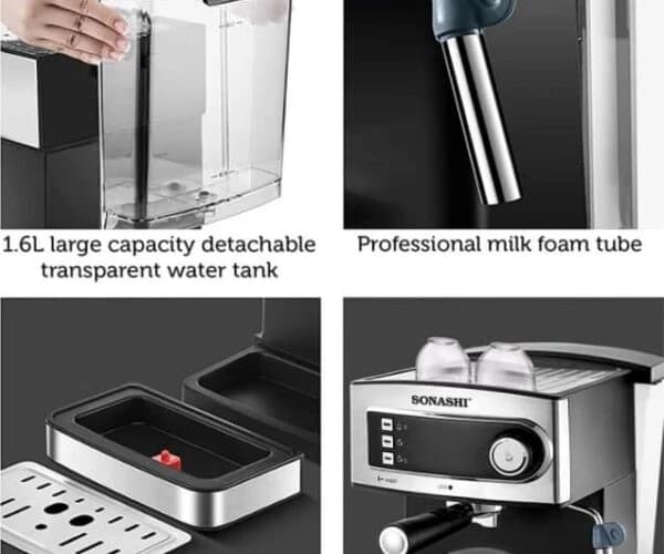 Sonashi 15-Bar Espresso Machine