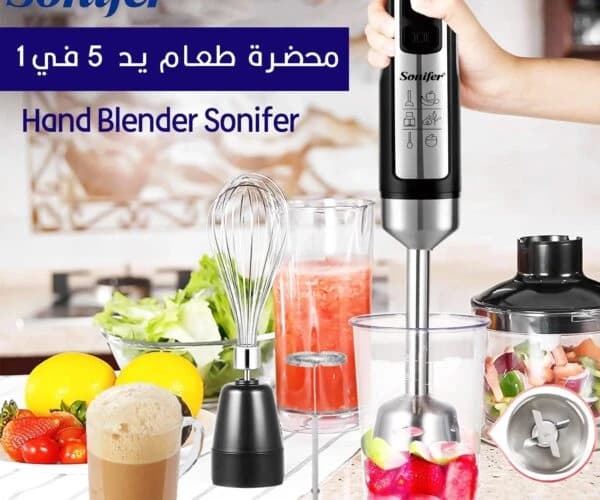 5-in-1 Stainless Steel Hand Blender