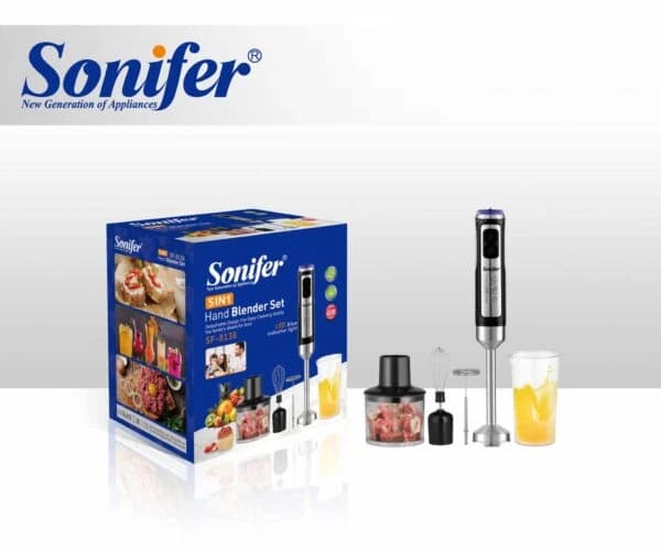 5-in-1 Stainless Steel Hand Blender