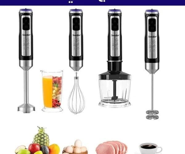 5-in-1 Stainless Steel Hand Blender