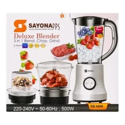 Sayona 3-in-1 Blender 500W