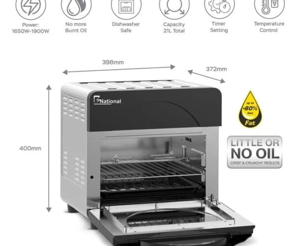 B National 12L Air Fryer Oven