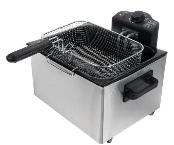 Sayona Original Stainless Steel Electric Deep Fryer - 6L, 2100W