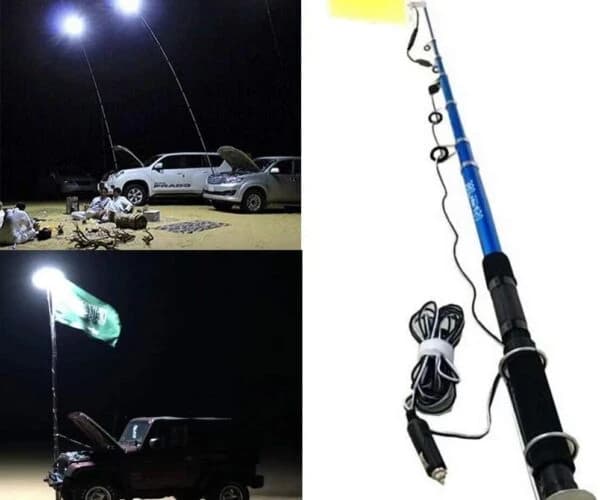 1000W Sanara Telescopic Pole Light for Camping & Trips