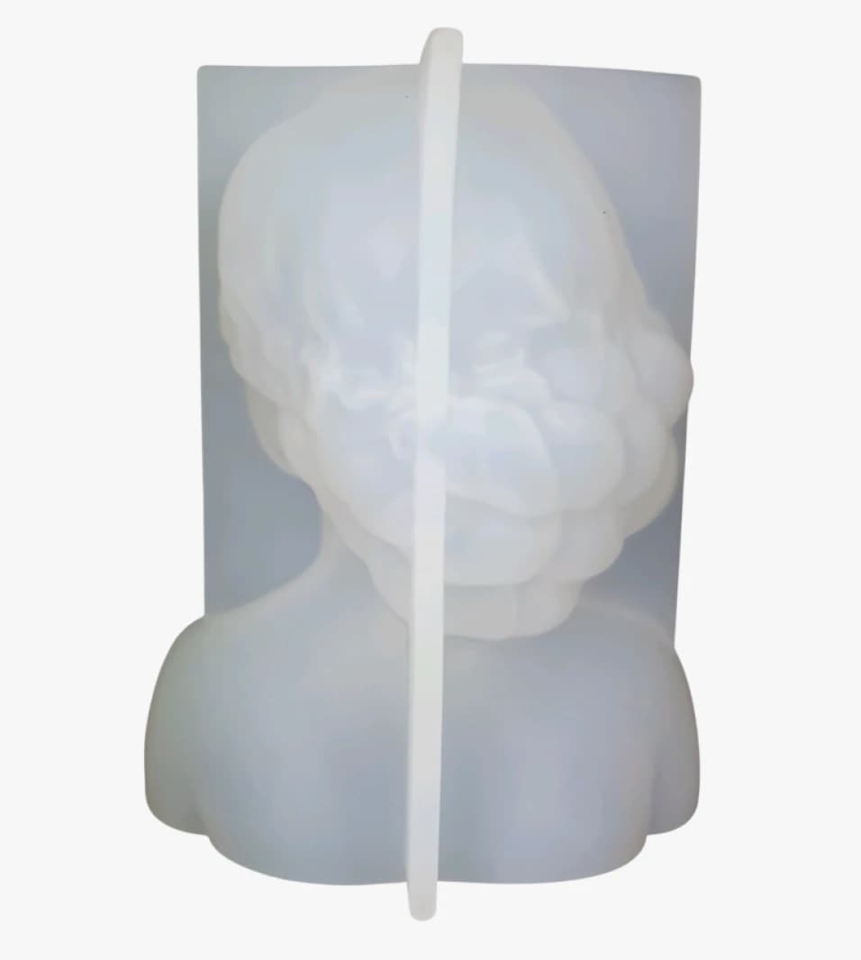 Baiyin Wave Boobs Silicone Mold for Candle Making Dual-Sided Bust Design for Attractive Home Decor