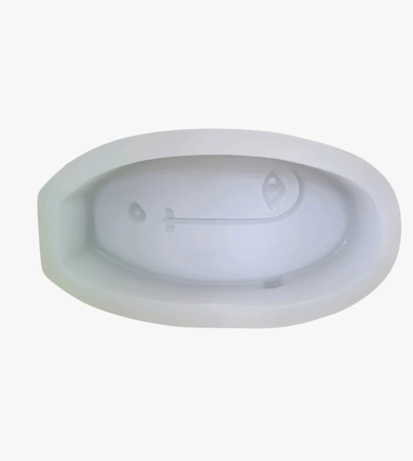 Silicone Mold for Versatile Soap and Wax Crafting with Artistic Face Design Ideal for Artisans and Beginners