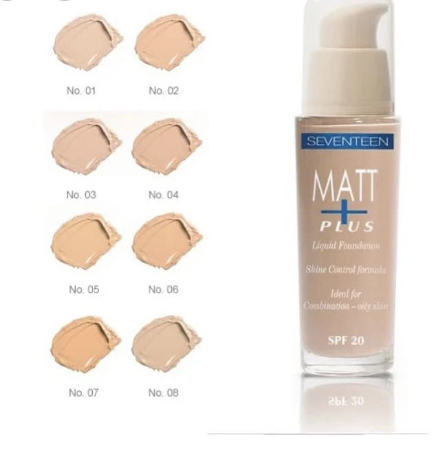 SEVENTEEN MATT PLUS كريم الأساس السائل