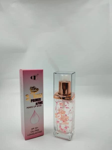 Rose Primer prepares skin for makeup, smoothing imperfections and creating a flawless base. Lightweight, hydrating, and easy to apply. Enhances foundation wear, evens skin tone, and leaves skin soft, radiant, and fresh for long-lasting makeup results