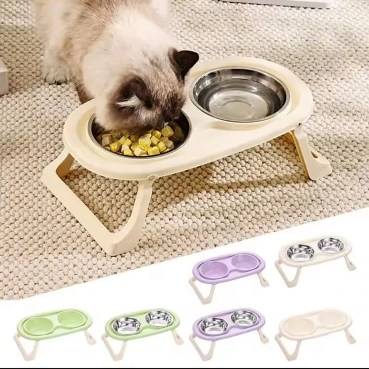 Raised Stainless Steel Bowl