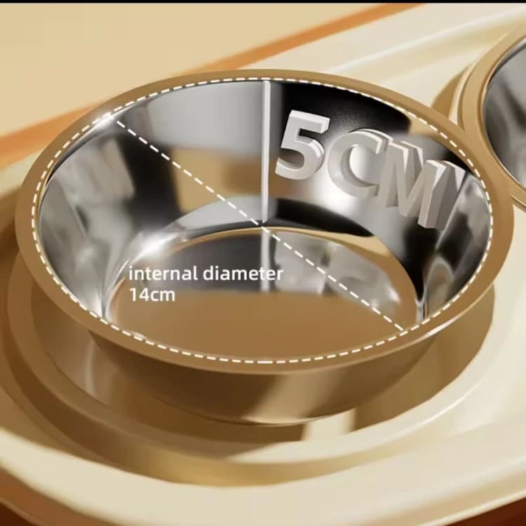 Raised Stainless Steel Bowl