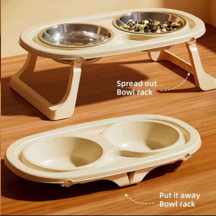 Raised Stainless Steel Bowl