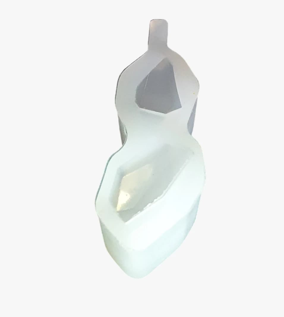 Silicone Mold for Crafting Wax or Plaster with Gemstone Design for DIY Enthusiasts
