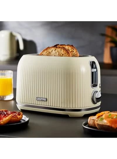 Geepas Toaster White GBT36558-CR