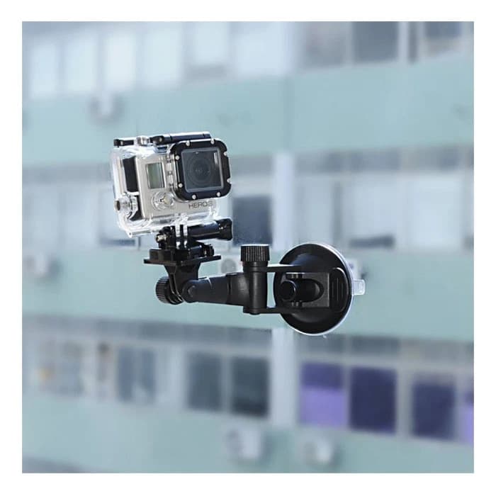 حامل كاميرا للسيارة بقاعدة شفط لكاميرات GoPro Action