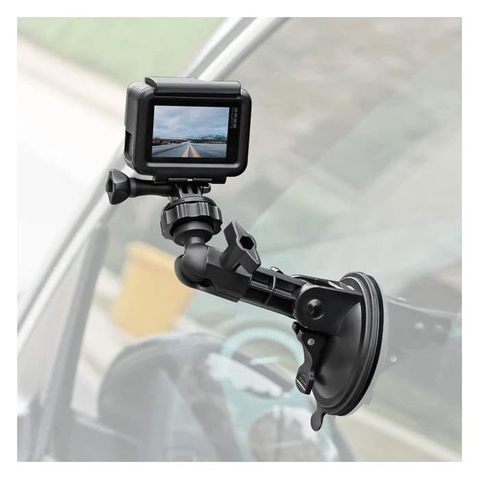 حامل كاميرا للسيارة بقاعدة شفط لكاميرات GoPro Action