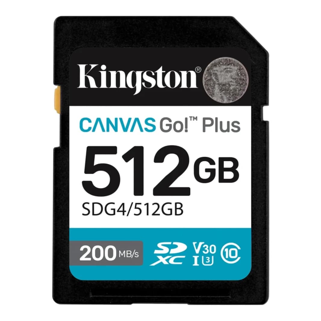 Kingston Canvas Go! Plus 512GB SD Memory Card