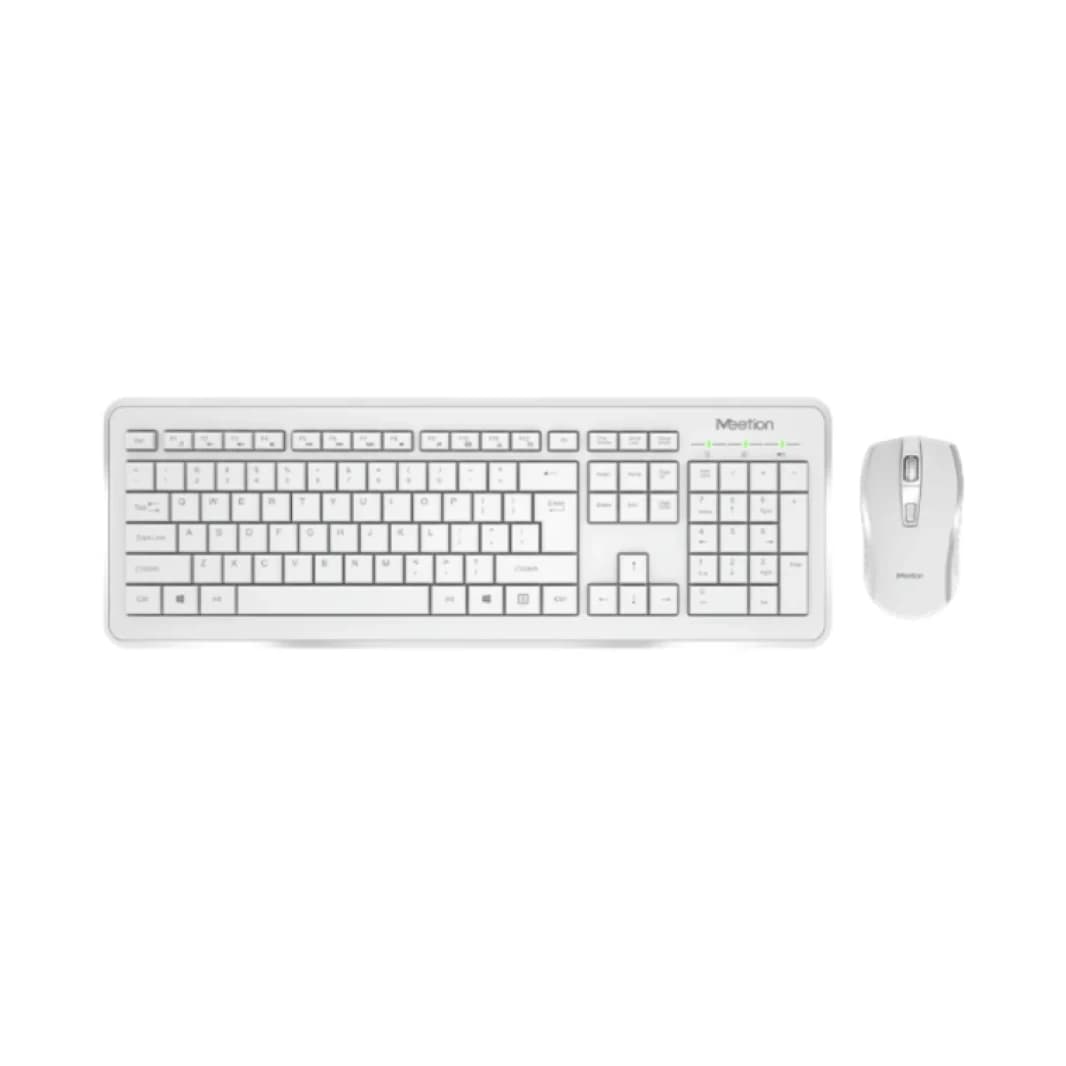 MEETION MT-C4120 Little Wireless Keyboard & Mouse Combo – White