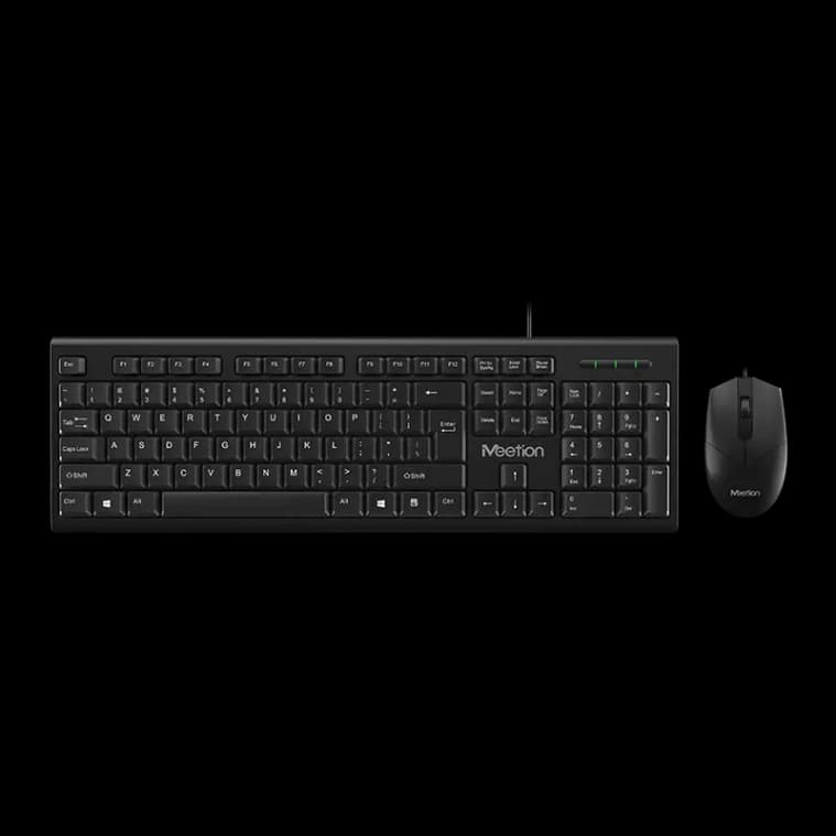 MEETION C100 USB Wired Keyboard and Mouse Combo