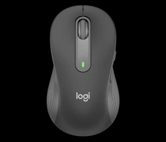 Logitech Signature M650 L Left-Hand Wireless Bluetooth Mouse, Silent Clicks - Graphite