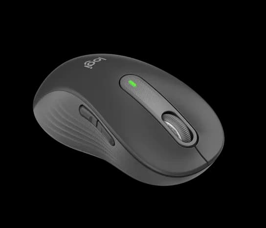 Logitech Signature M650 L Left-Hand Wireless Bluetooth Mouse, Silent Clicks - Graphite