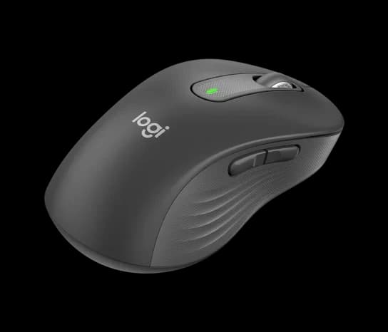 Logitech Signature M650 L Left-Hand Wireless Bluetooth Mouse, Silent Clicks - Graphite