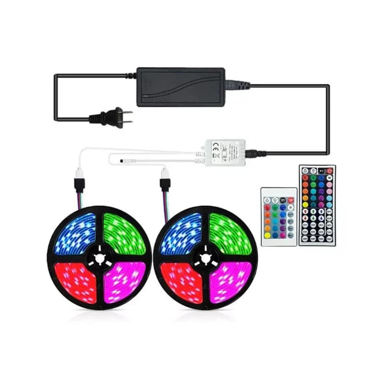 5050 RGB LED Light Strip Set with Smart App Control