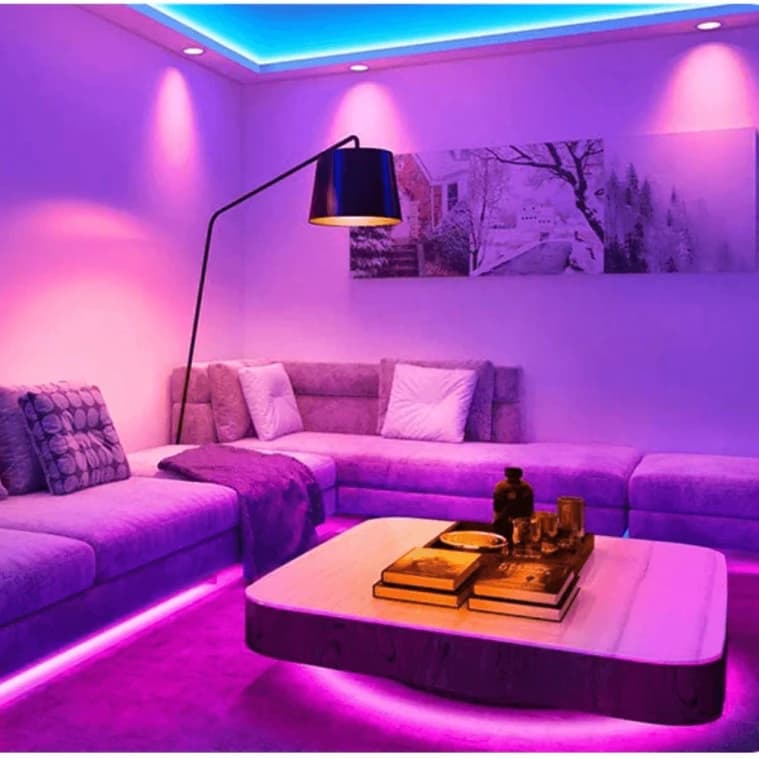 RGB 5050 LED Strip Light Flexible Ribbon with App Control