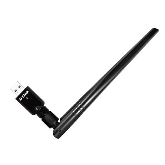 D-LINK DWA-172 AC600 Dual Band USB Adapter – 2.4/5GHz, External Antenna, MU-MIMO, Long-Range Coverage, Secure & Fast Wireless Connectivity
