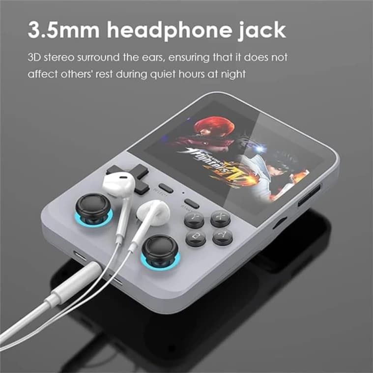 D-007 Handheld Video Game Console, 3.5-Inch Screen, 128GB, 10,000 Games