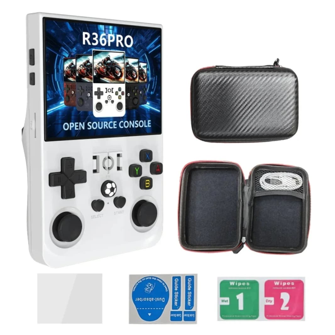 2025 R36 Pro 3.5-inch IPS Handheld Game Console, 128GB, 18000+ Games, 4000mAh