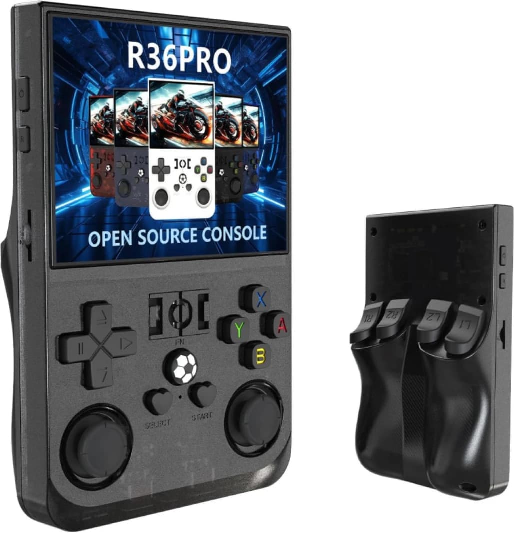 2025 R36 Pro 3.5-inch IPS Handheld Game Console, 128GB, 18000+ Games, 4000mAh