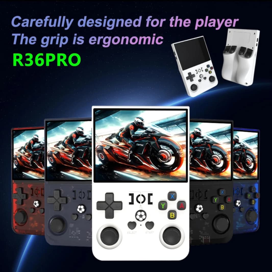 2025 R36 Pro 3.5-inch IPS Handheld Game Console, 128GB, 18000+ Games, 4000mAh
