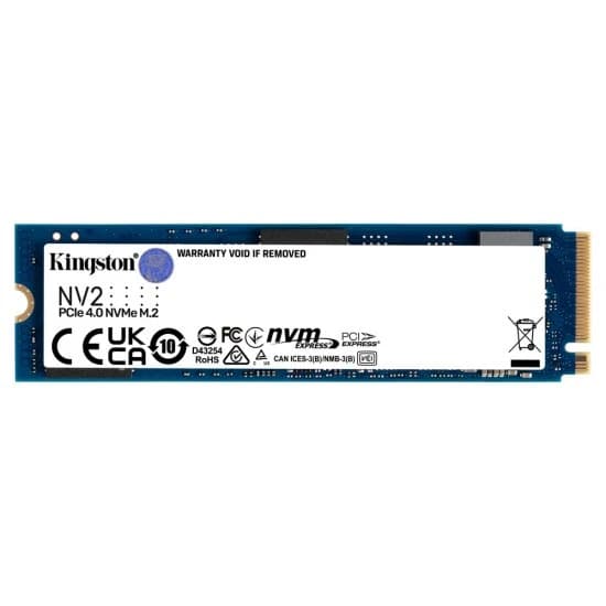 Kingston NV2 250GB M.2 2280 NVMe PCIe 4.0 Internal SSD Up to 3000 MB/s