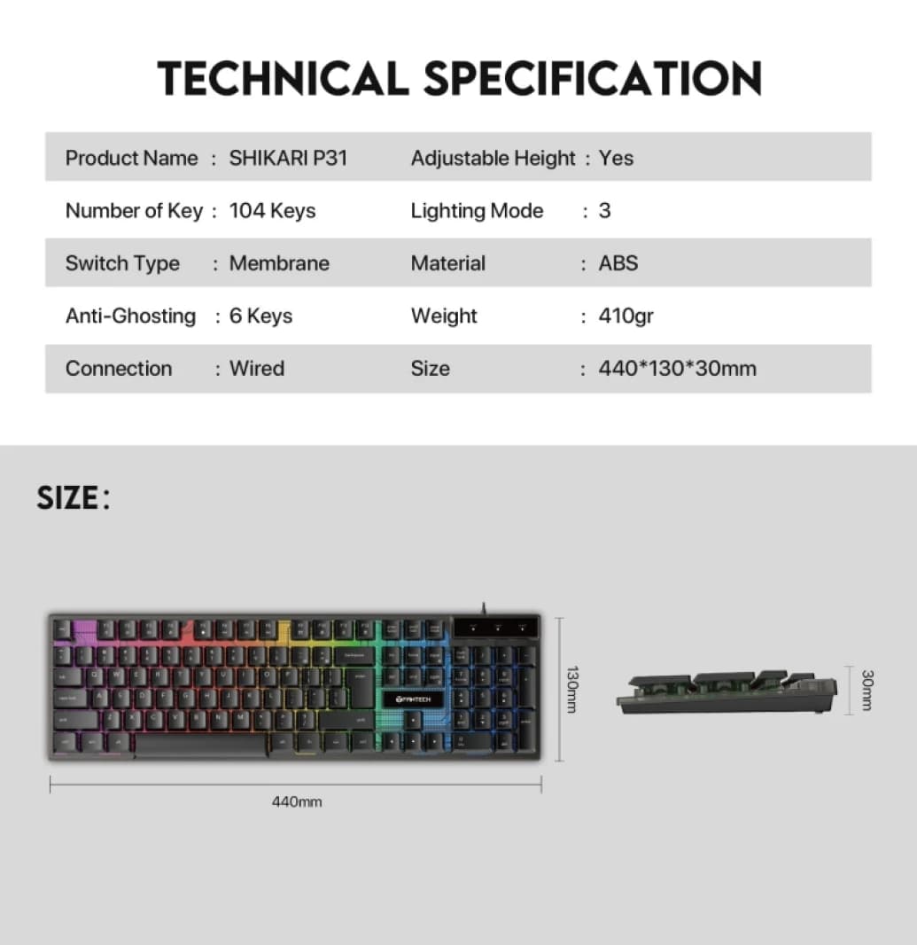 Fantech P31 Hero Bundle Gaming Set