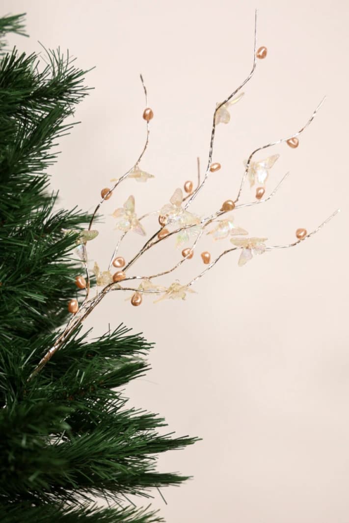 Christmas Tree Butterfly Spray