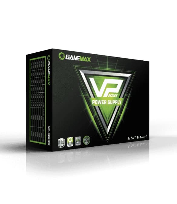 GAMEMAX VP-500 Power Supply for Computers, High Performance and Stable Design for Gaming