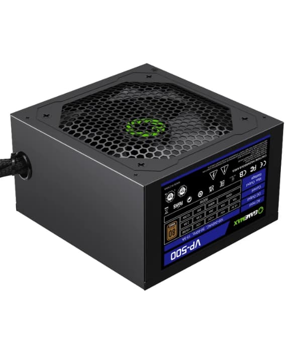 GAMEMAX VP-500 Power Supply for Computers, High Performance and Stable Design for Gaming