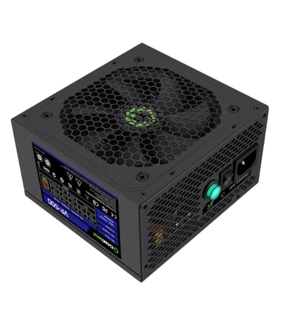 GAMEMAX VP-500 Power Supply for Computers, High Performance and Stable Design for Gaming