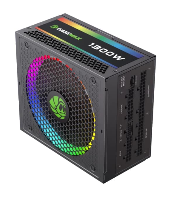 GAMEMAX RGB 1300 Supply - Black