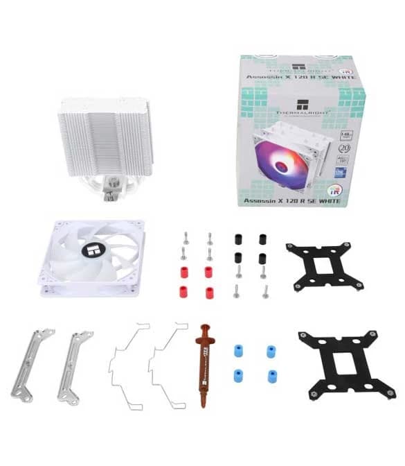 THERMALRIGHT Assassin X 120 Refined SE ARGB CPU Air Cooler – White