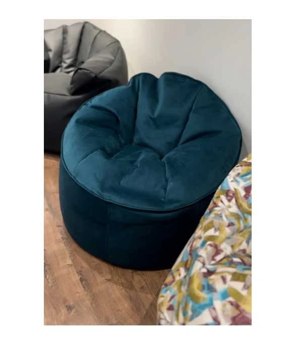 Velvet Bean Bag - Multi Color (Model 3)