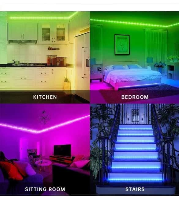 RGB LED Strip Lights 10M (Remote + APP)