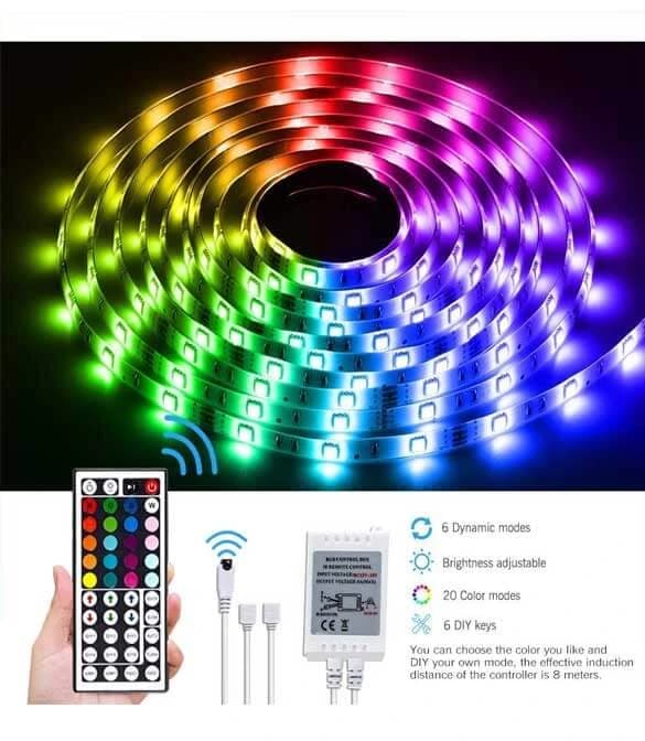 RGB LED Strip Lights 10M (Remote + APP)