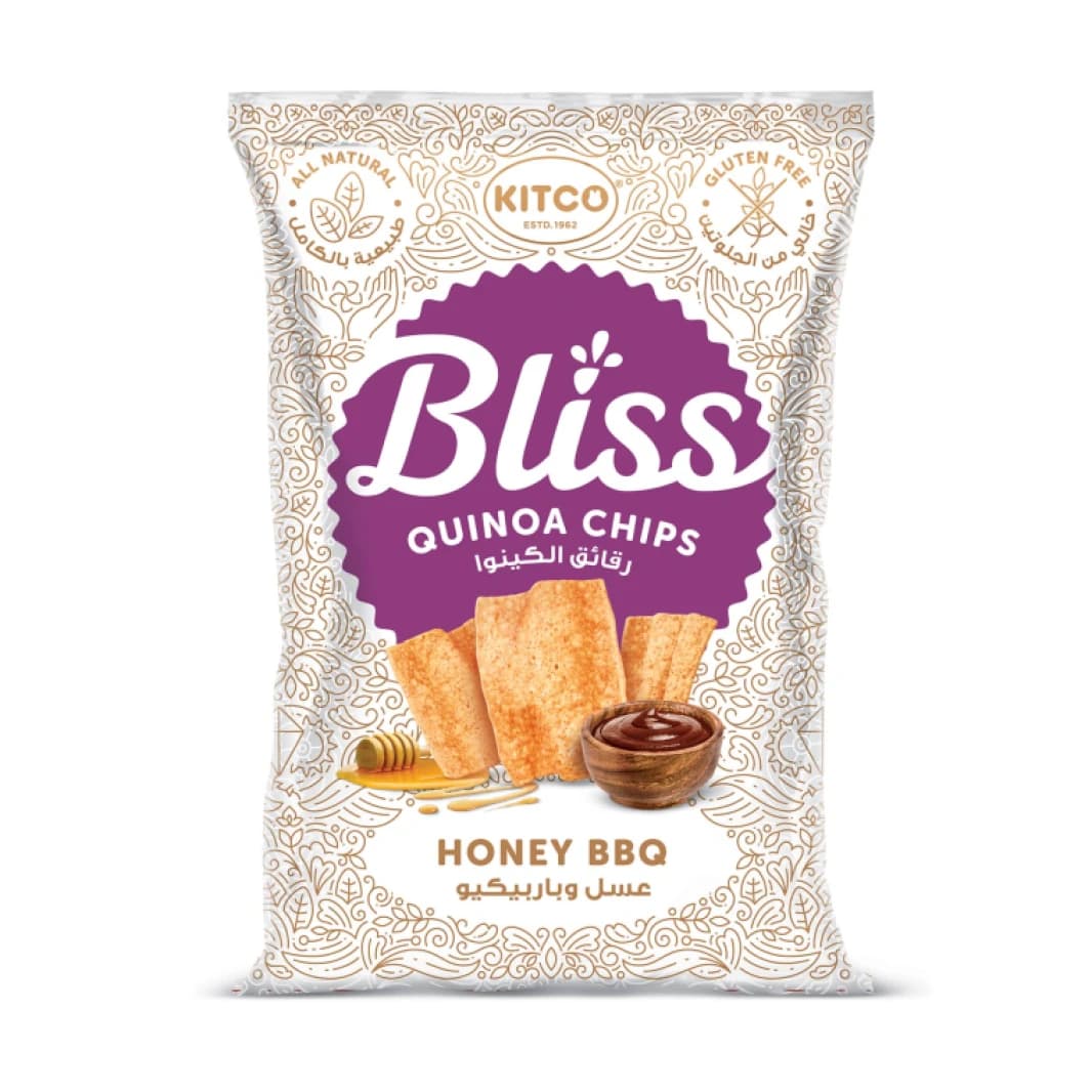 Kitco Bliss Quinoa Honey BBQ Chips 27gm