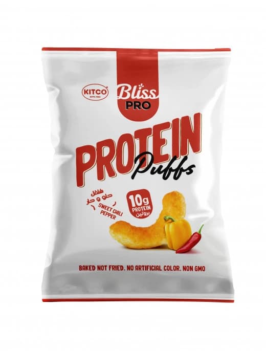 Kitco Bliss Protein Puff Sweet Hot 50gm