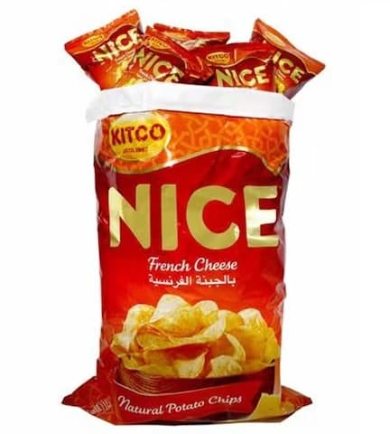 Kitco Nice French Cheese Chips 14 g Pack of 21