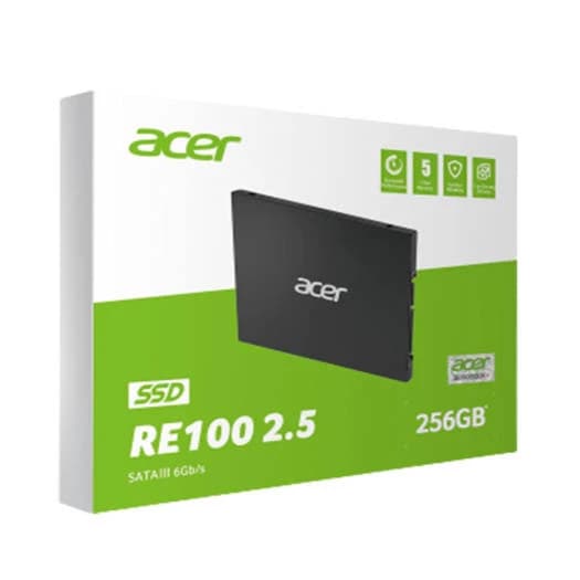 Acer RE100 256TB SATA 2.5 inch Internal SSD - 557MB/s R, 515MB/s W Speed BL.9BWWA.107